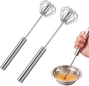Elettroimpiastatore automatico, miscelatore in acciaio inossidabile, cucchiaio per cucinare e cuocere, attrezzo da forno, cucchiaio rotante a mano con pressione, mescola ingredienti uniformemente - portatile