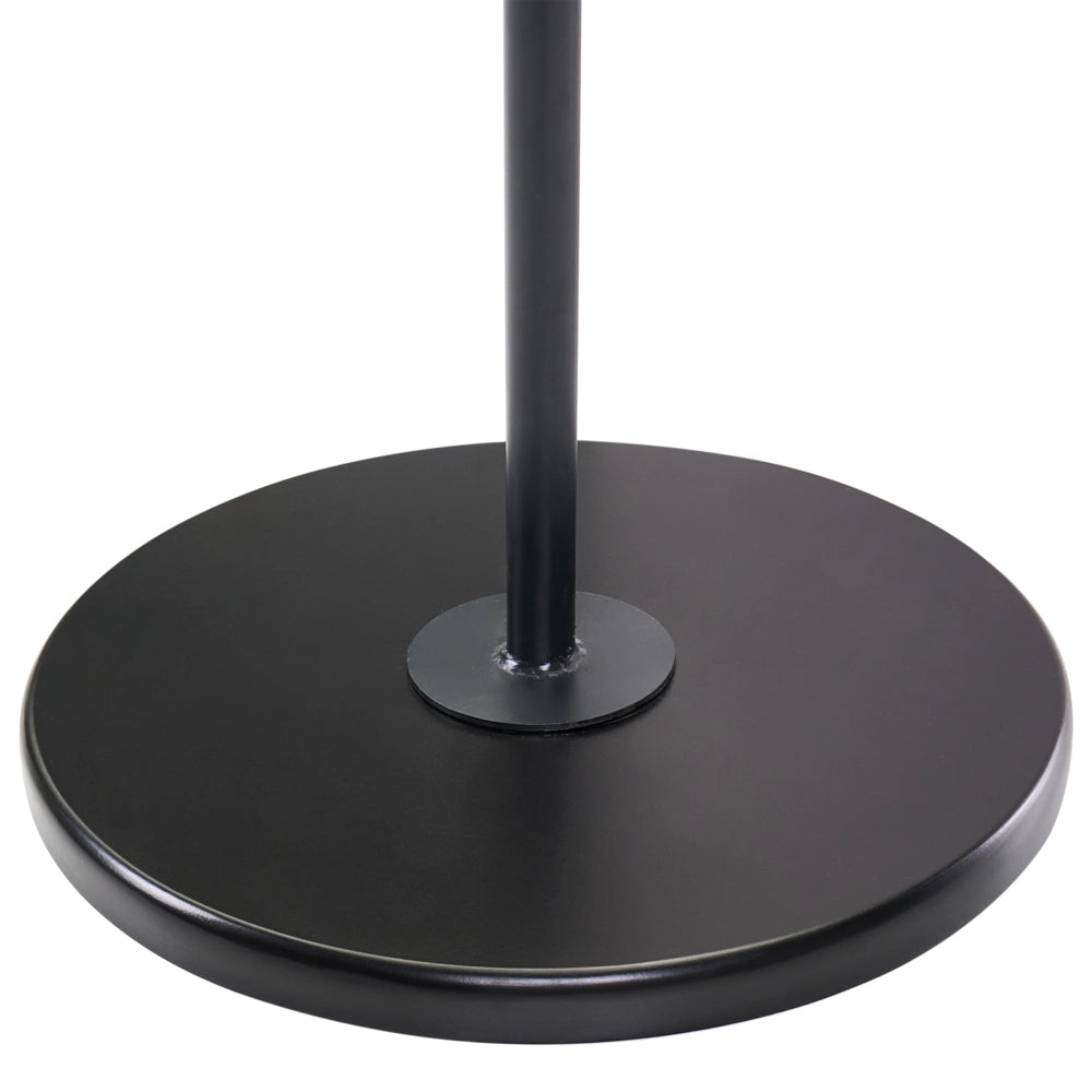 Specchio da Terra Nero con Cornice in MDF Forma Irregolare Stile Scandinavo Decorativo Louvigny