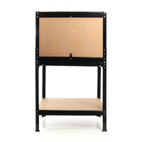 Banco da lavoro 800x500x1400mm Tavolo da officina con parete forata