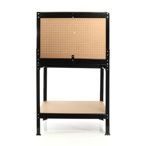 Banco da lavoro 800x500x1400mm Tavolo da officina con parete forata