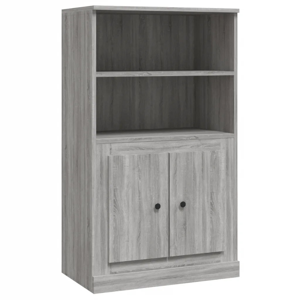 Credenza | Madia | Buffet da pranzo | Armadio da pranzo Grigio Sonoma 60x35,5x103,5 cm in Legno Multistrato