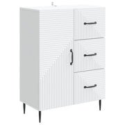 Credenza Bianco 66 x 34,5 x 89,5 cm Legno ingegnerizzato 894855