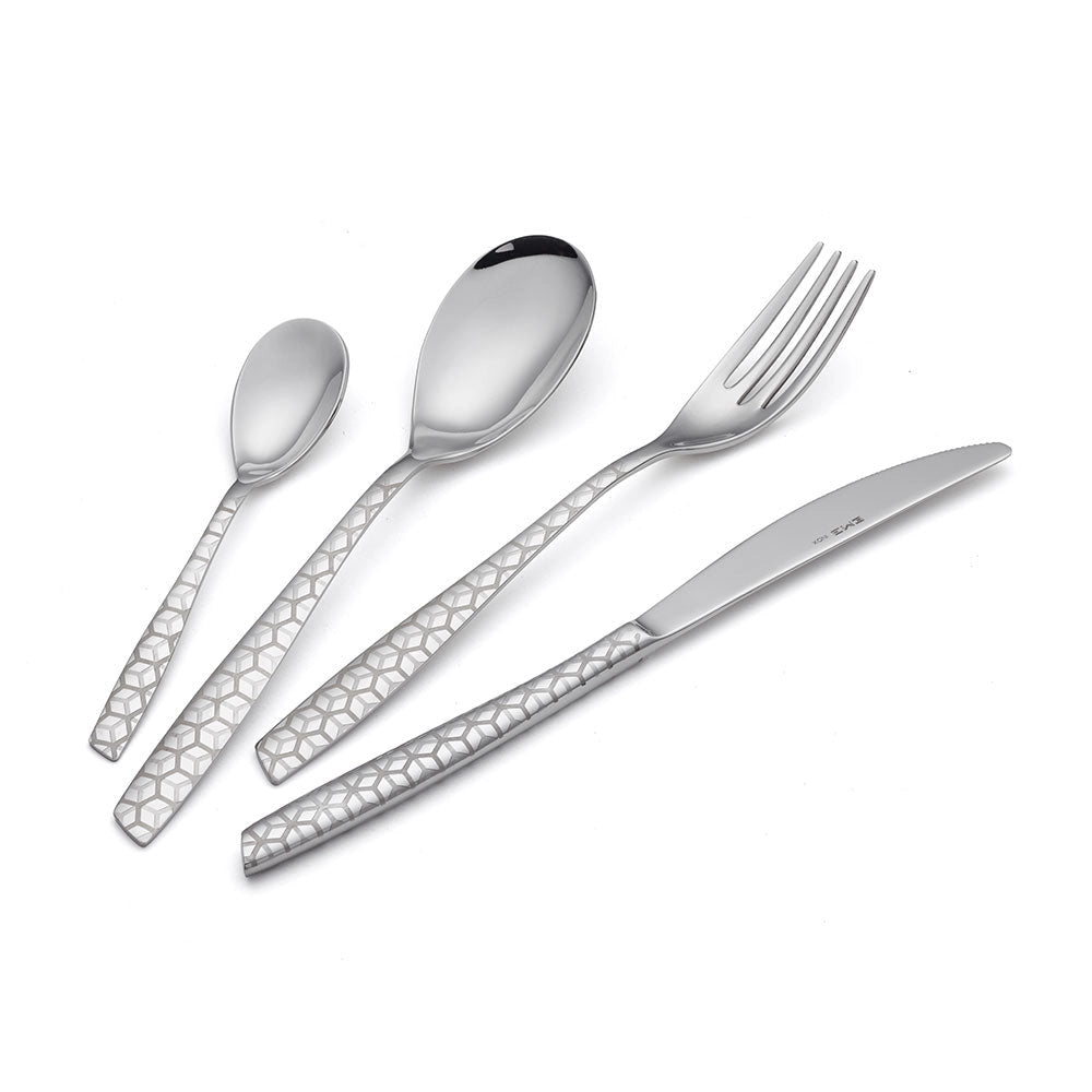 Servizio Set di Posate 24 pezzi in Acciaio Inox Eme Elevene Exa