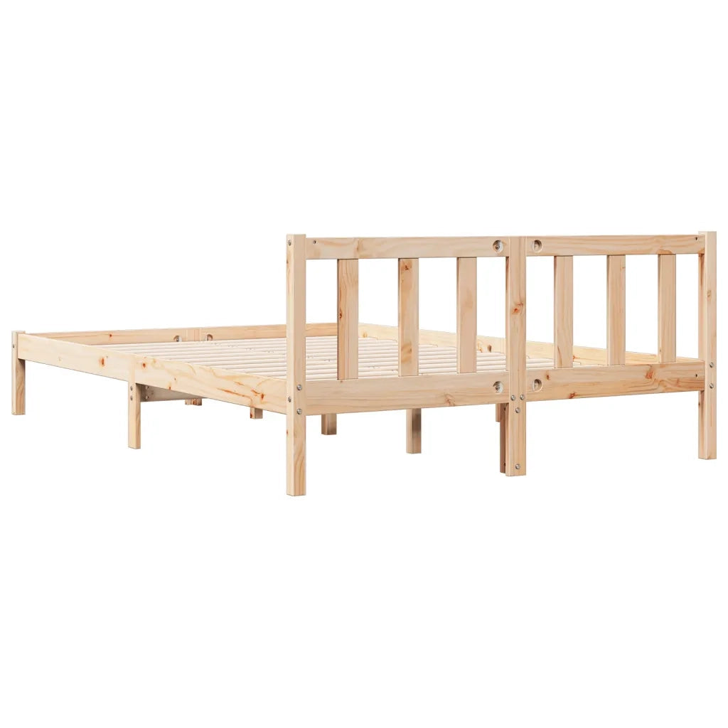 Letto Extra Lungo senza Materasso 160x220 cm in Legno di Pino 852450