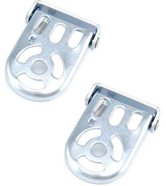 Sostegno pedali bicicletta pieghevole - Sostegni pedali bicicletta - Sostegni pedali bicicletta per bambini - Sostegno passeggero - Universale - Sostegno posteriore - Componenti bicicletta - Sostegno pedale pieghevole