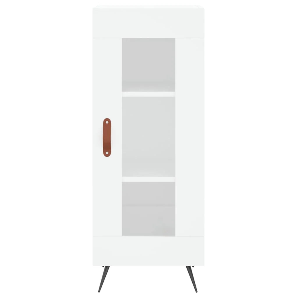 Buffet credenza cassettiera armadio mobile contenitore organizer per cucina soggiorno salotto 34,5 x 34 x 90 cm legno ingegnerizzato bianco 02_0030283