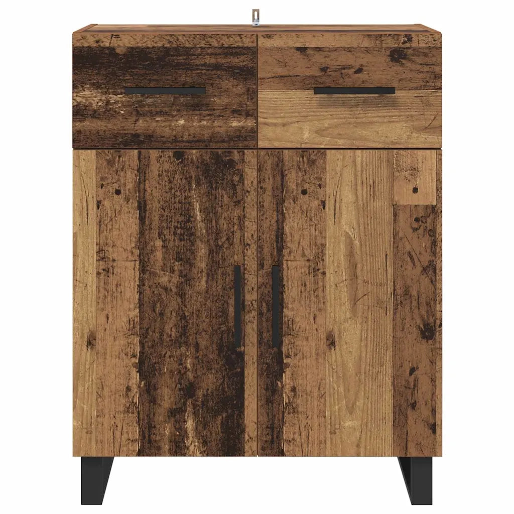 Credenza-Buffet-Armadio da cucina Legno vecchio 69,5 x 34 x 90 cm Legno multistrato 779018