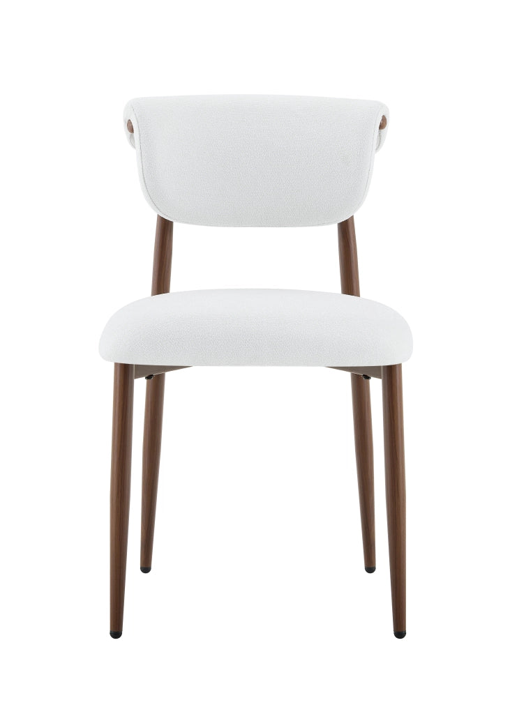 Set 2 Sedie da Pranzo Imbottite con Schienale Curvo ¨C Xylo ¨C Tessuto, Moderne