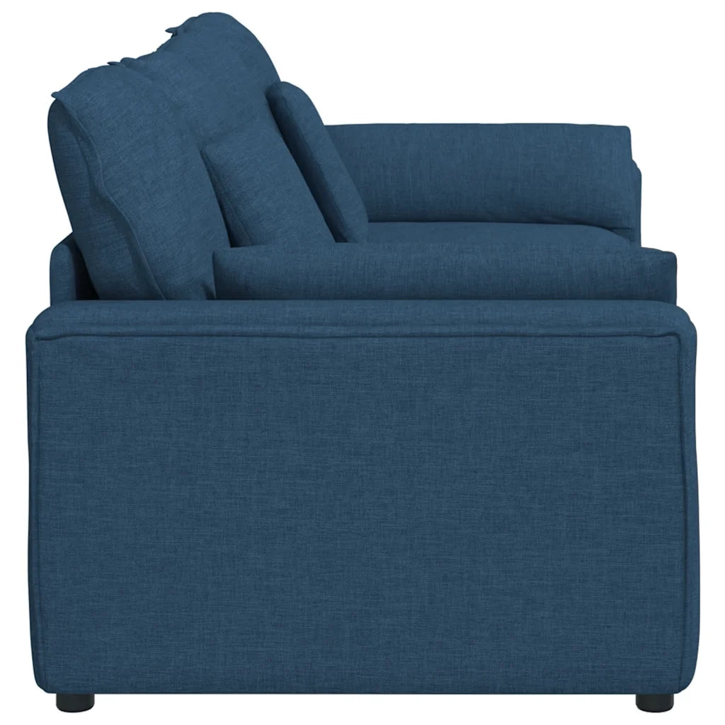 vidaXL Divano Modulare con Cuscini Blu