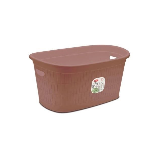 Cesta Bacinella Ovale Domus Mocha Mousse 58 x 38 x 28 cm