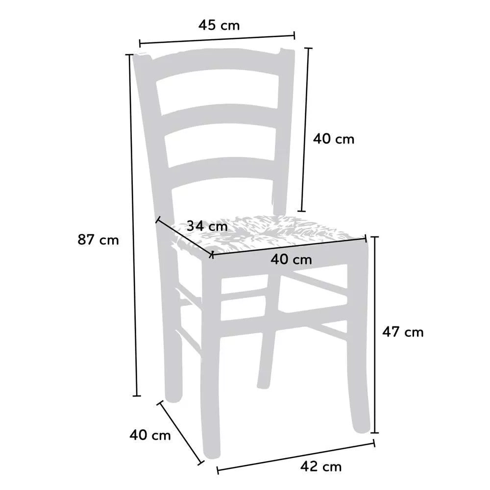 Set tavolo legno 80x80 + 4 sedie legno shabby rosso - Mobili 2G