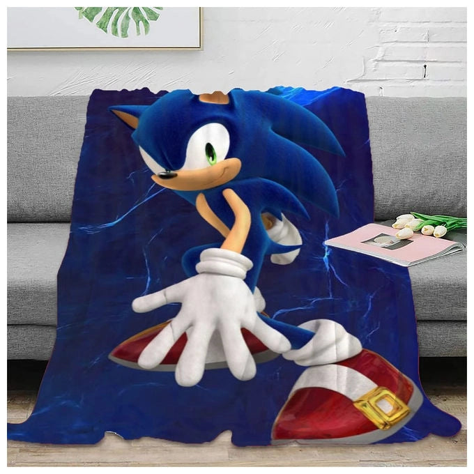 Sonic the Hedgehog SHH077 Coperta Sherpa 100x150 cm