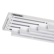 VIEWTEX Binario per pannello giapponese bianco 238 cm - Made in Europe - 5 anni di garanzia