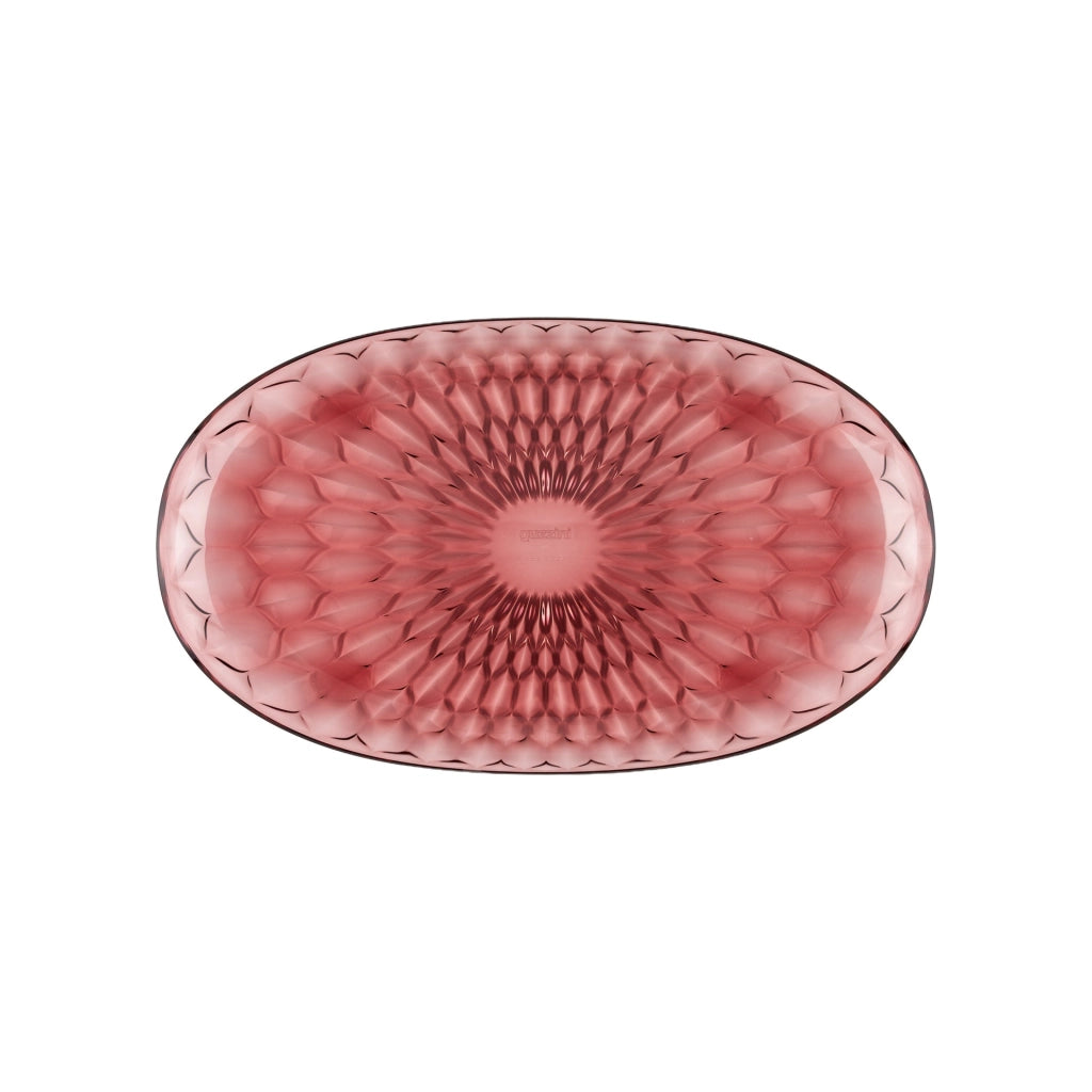 Vassoio ovale grande 45x26,5x3,3 cm malva
