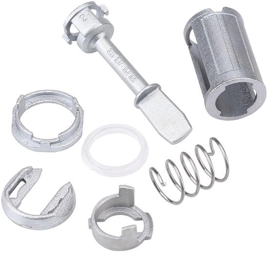 Set di sostituzione per cilindri di chiusura in alluminio - Reparazione - Numero di articolo 3B0 837 167/168 - Adatto per TOLEDO AROSA - Produzione professionale - Corrispondenza perfetta - Chiusura porta