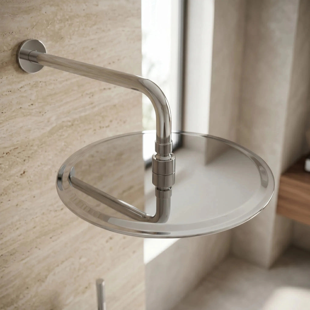 Soffione Doccia Rotondo Rea Js-p014 30cm Chrome