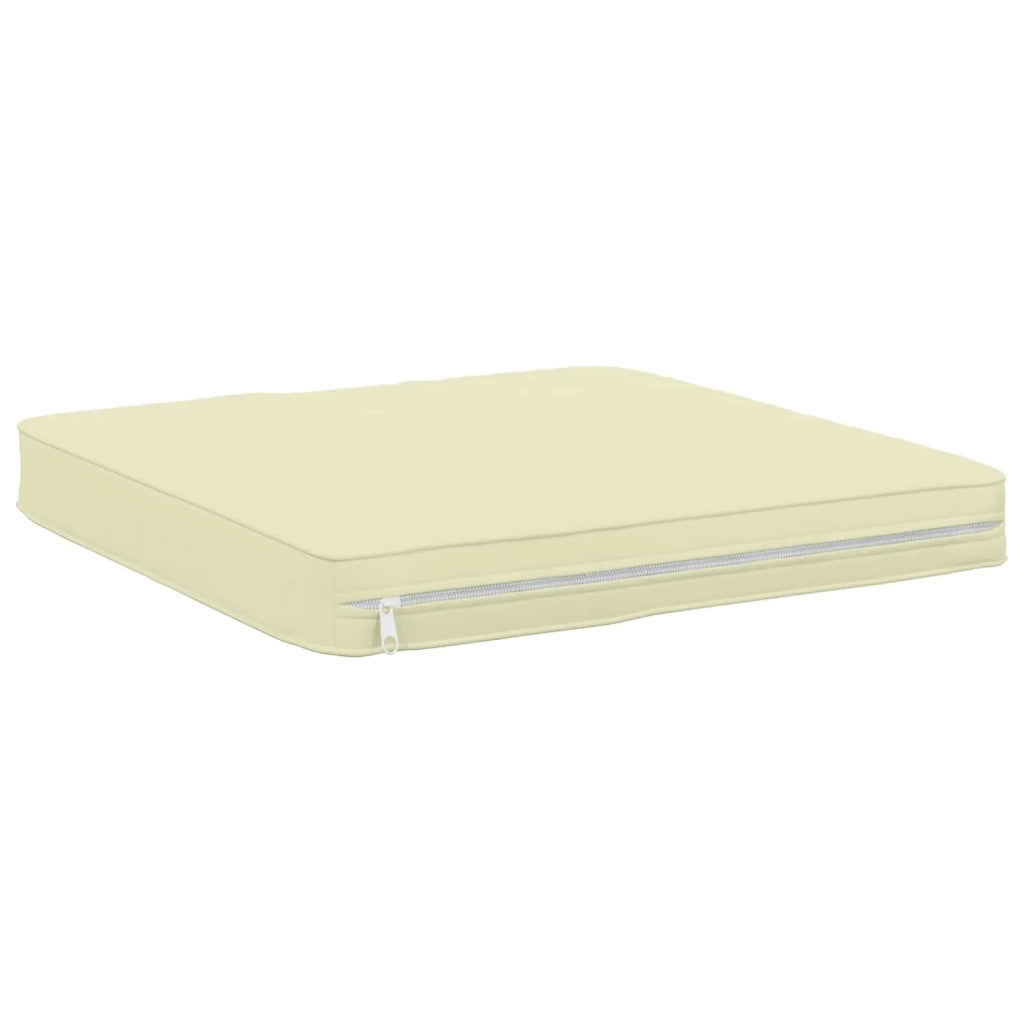 Cuscini per Sedia in 4 Pezzi VUGHT 4 pcs 100% Poliestere Crema 946284