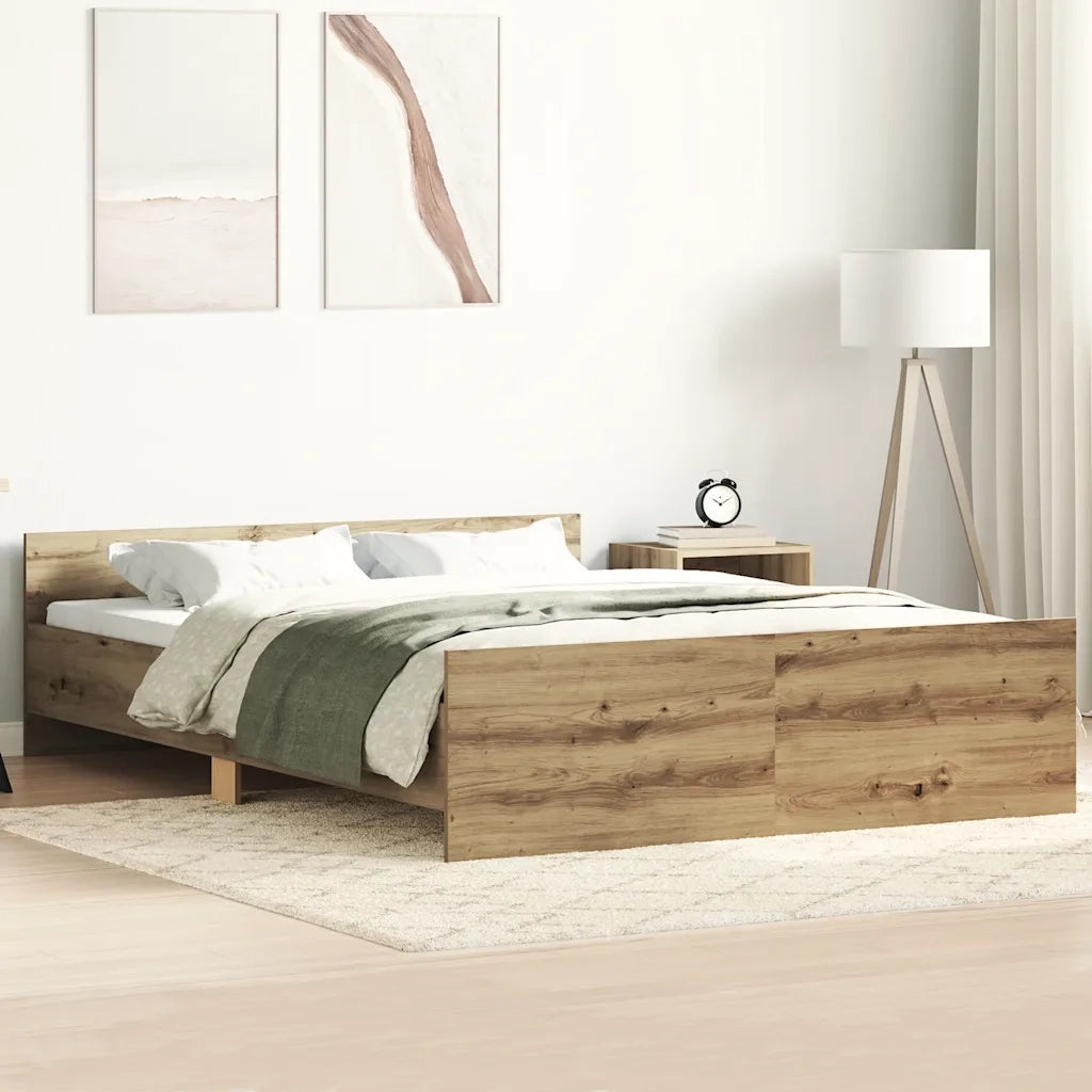 Giroletto senza Materasso Rovere Artigianale 140x200cm 3328741