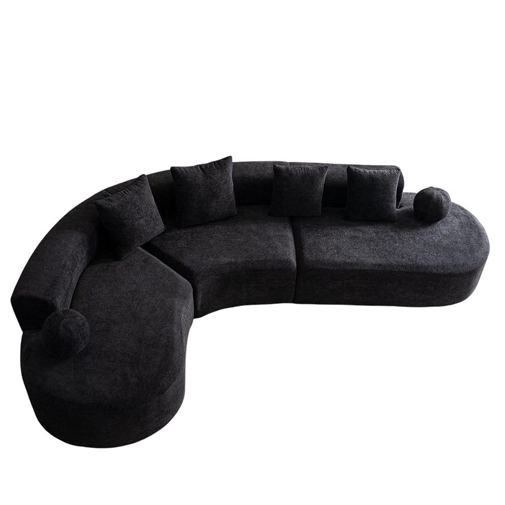 Divano a L senza struttura - Xylo - 327 cm - Comodo e soffice