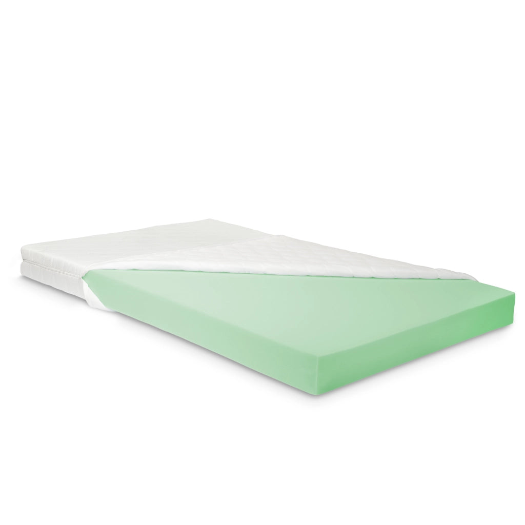 Letto Piazza e Mezza Hesel per Cameretta Forma di Casetta con Materasso 120 x 200 cm Bianco [en.casa]