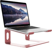 Sostegno Portatile in Alluminio per Laptop con Supporto per Notebook e Montaggio per Raffreddamento PC per Tavoli da 10-15,6 Pollici