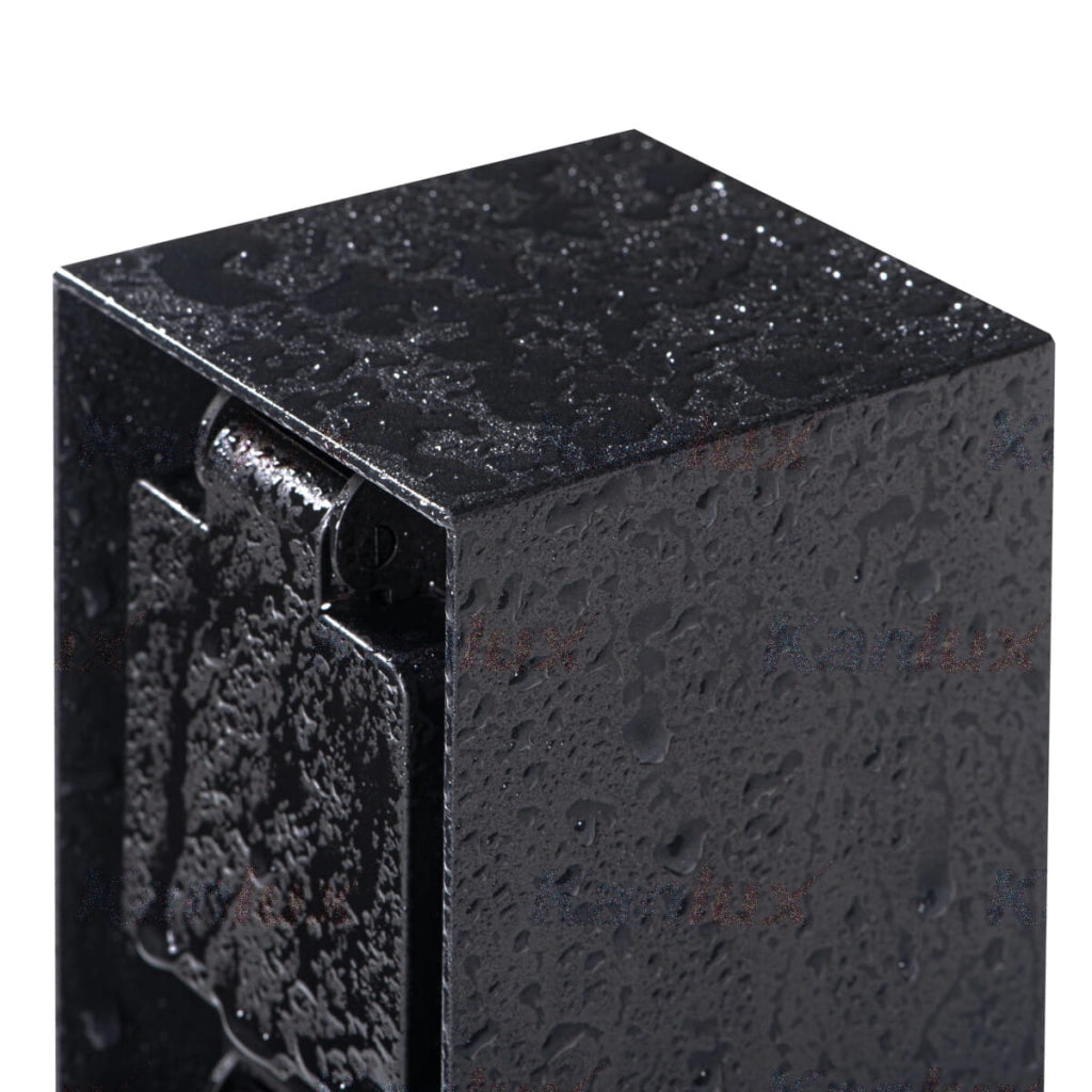 Paletto giardino elettrico 2 prese IP44 inox Kanlux 36585