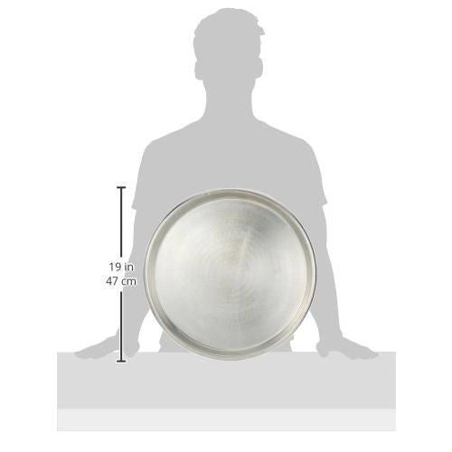 Vigor CM45 Vigor Heavy Teglia da Forno Tonda Rame Stagnato Pesante Bordo 3 cm Diametro 45 cm