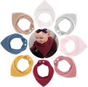 Set di assorbenti per bambino 8 pezzi - Pannolino in silicone - Assorbenti per capelli - Fazzoletti assorbenti in cotone - Adattabile - Materiale morbido e idoneo per la pelle - Assorbenti per bambino