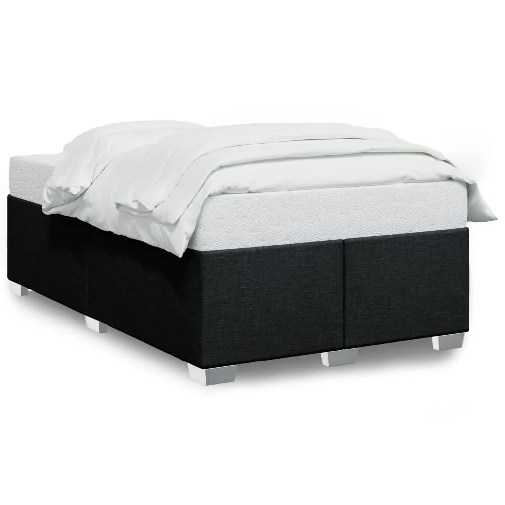 Giroletto senza Materasso-Struttura Letto Nero 120x200 cm Tessuto 856885