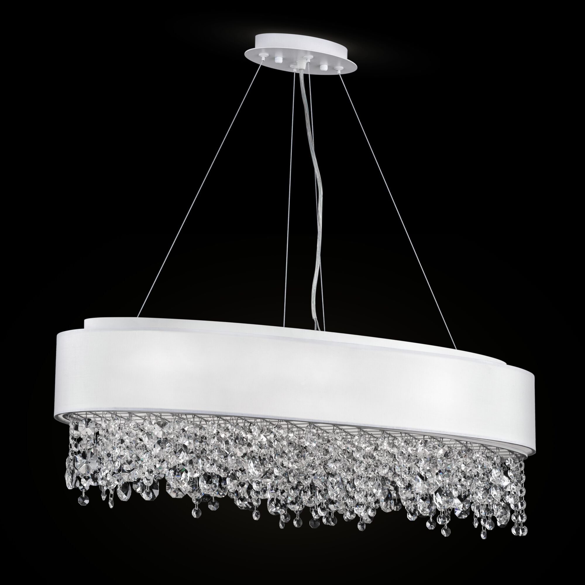 Lampada pendente Modern in Metallo Manfred Bianco