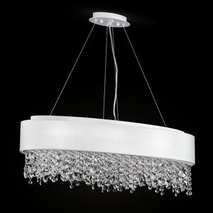 Lampada pendente Modern in Metallo Manfred Bianco