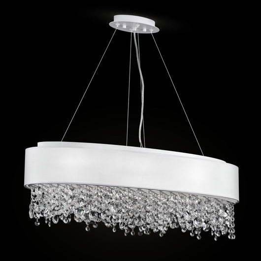 Lampada pendente Modern in Metallo Manfred Bianco