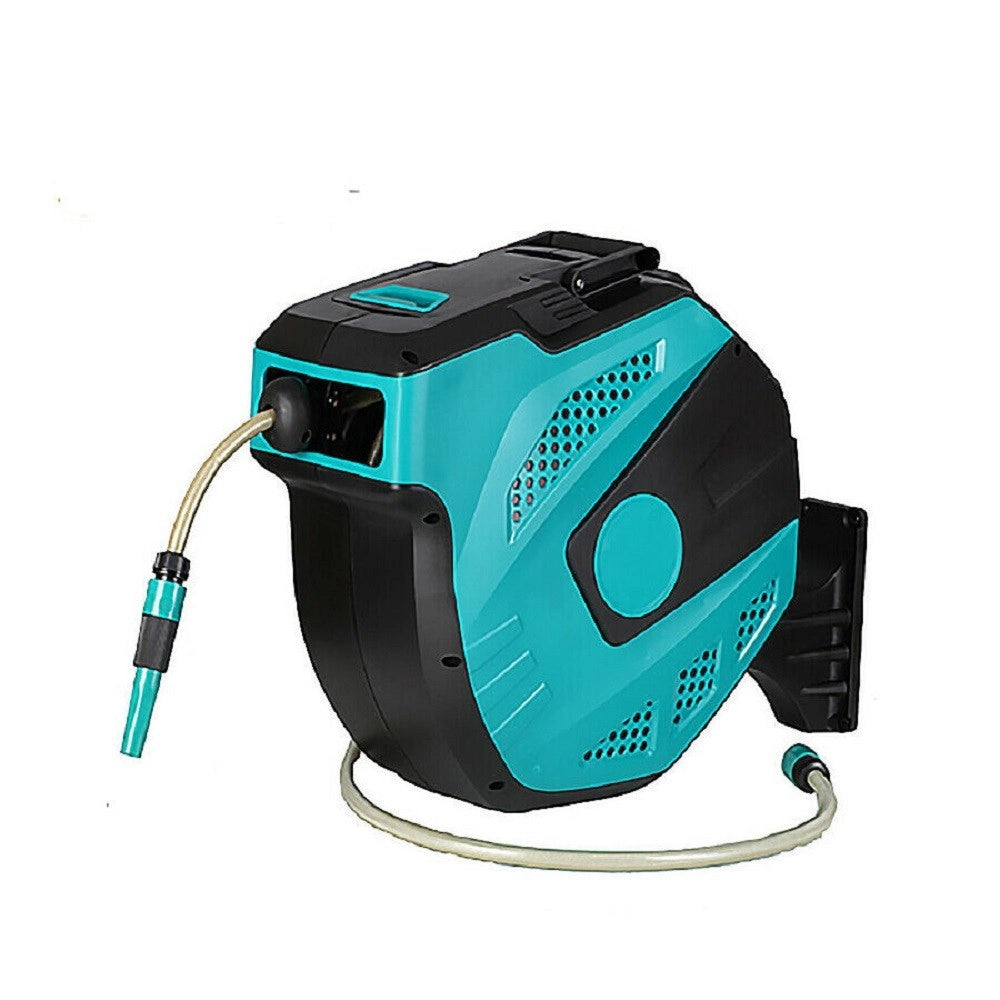 Trade Shop - Avvolgitubo Acqua Con Avvolgitore Avvolgi Tubo Automatico 15 Mt 15 Metri -