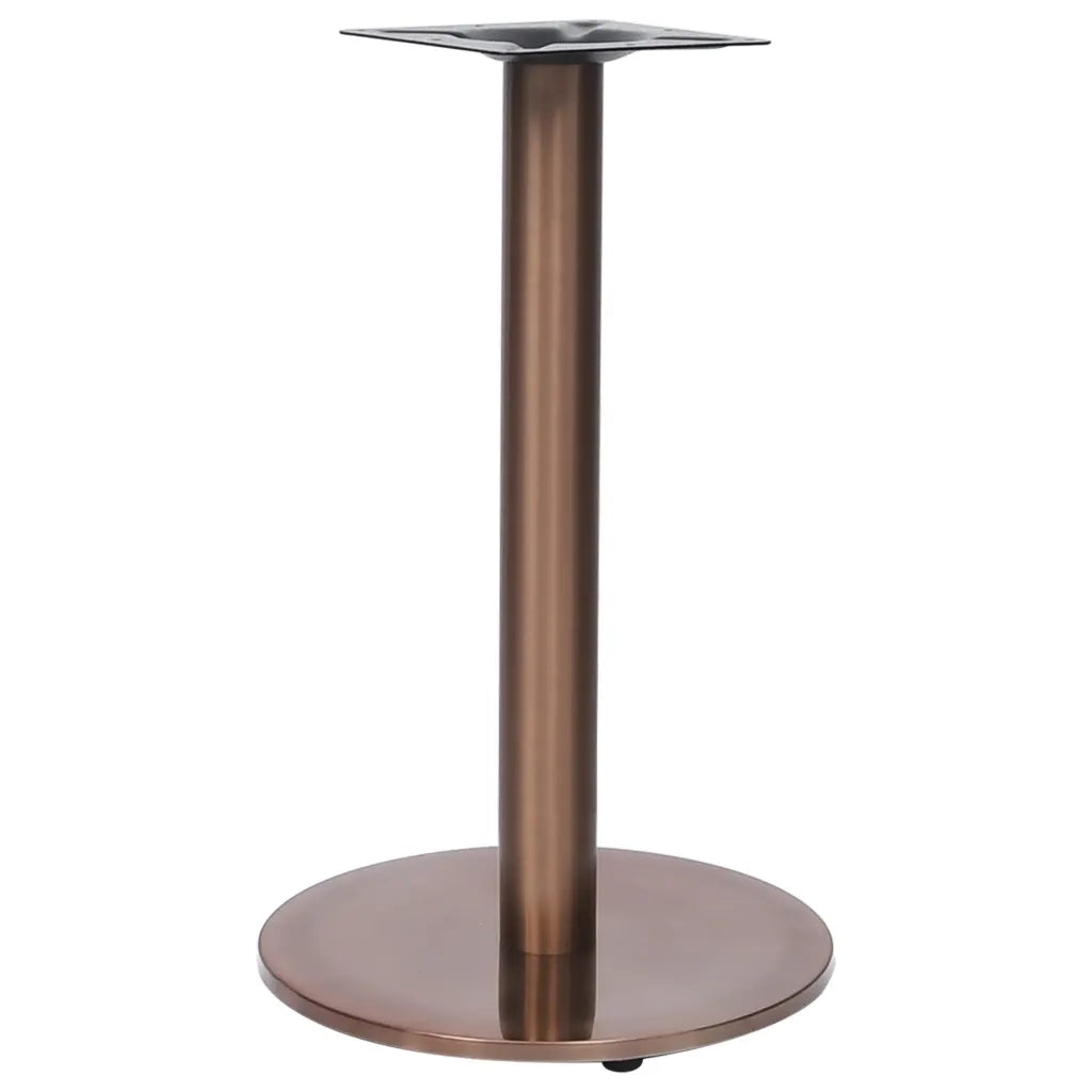 Gamba per Tavolino da BistrÃ² Oro Ã˜45x72 cm in Acciaio Inox