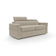Avalon Divano letto con materasso H18 200 cm (mat. 140x197 cm) beige