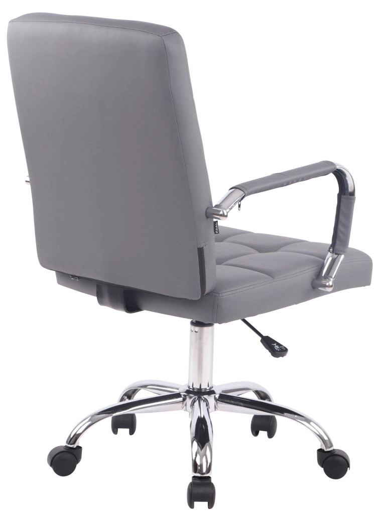 Sedia da ufficio Deli PRO in similpelle grigio