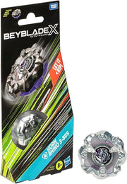 Beyblade X,Horn Rhino3-80S,Booster pack, beyblade singolo,Hasbro,Eta 8+