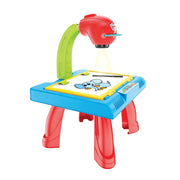 Trade Shop - Banco Attività Doppia Lavagna Con Proiettore Per Bambini 3+ Anni Luminoso Musicale -
