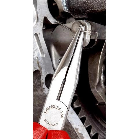 PINZA PER MECCANICA 160MM – CON BECCHI MEZZOTONDI CON TRONCHESE (PINZA PER RADIOTECNICI) - KNIPEX 2502160