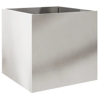 Fioriera Argento 49x47x46 cm in Acciaio Inox 841567