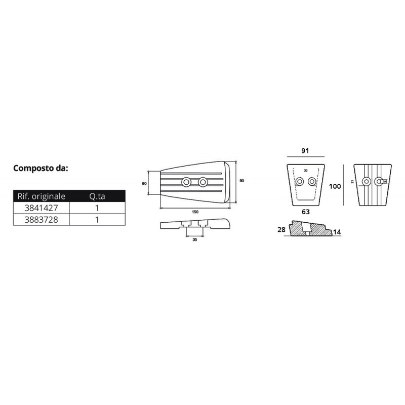 KIT ALLUMINIO VOLVO SX-A/DPS