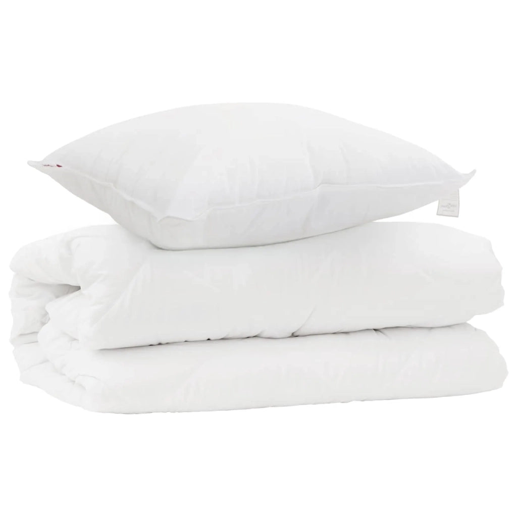 Set di Piumoni con cuscino 2 pcs Bianco Microfibra 3376819