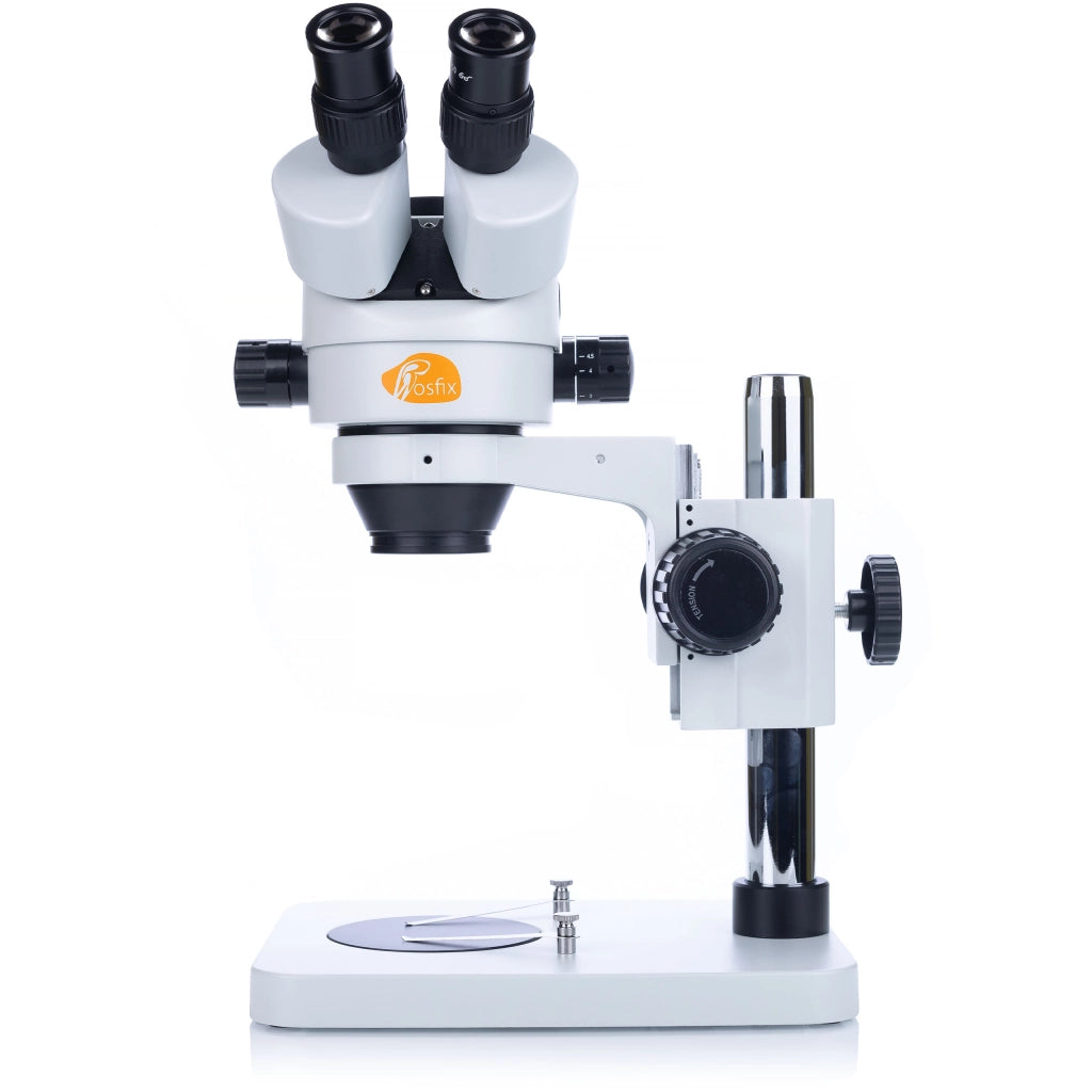 Mikroscopio Stereoscopico Trinoculare Mercury Pro MSMP-T-PS1 – Testa Trinoculare, Zoom 7x-45x | Ottica di Alta Qualità