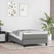 Materasso Molle Insacchettate Rigidità Media Grigio Scuro 120x190x20 Tessuto 4007142