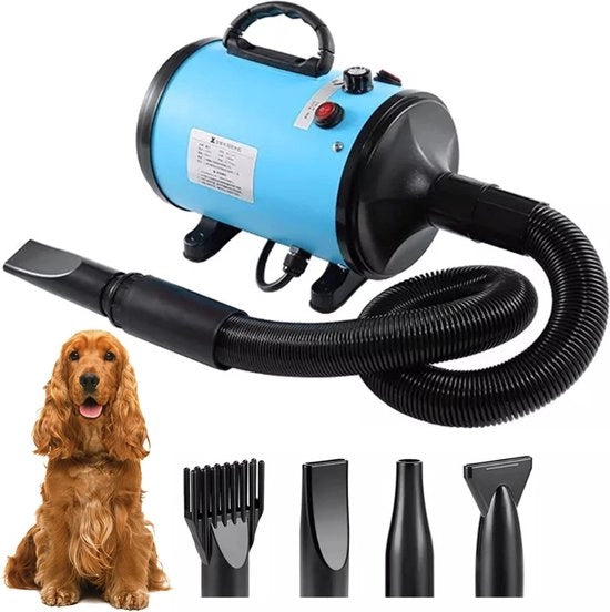 Asciugamano per cani - Asciugamano per cani ad aria calda - Asciugamano per cani a getto d'acqua - Föhn per cani - Asciugamano per cani a getto d'acqua