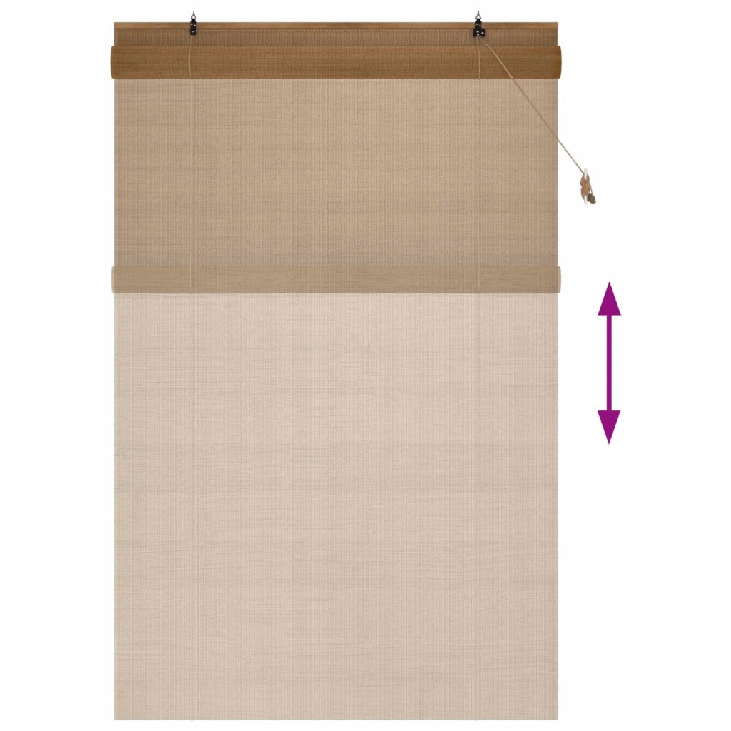 Tenda a rullo Marrone 150 x 220 cm Bambù 42039802
