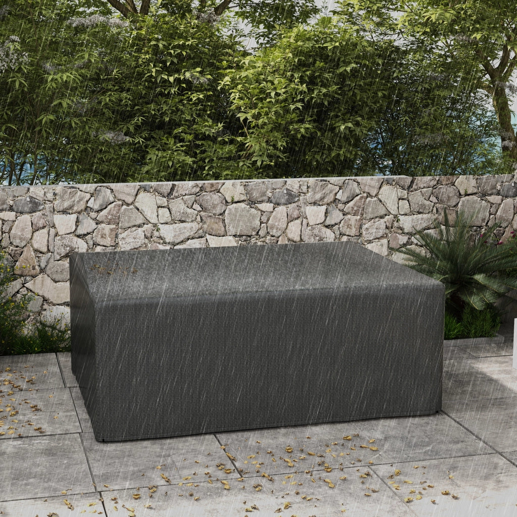 Copertura da esterno per divano da giardino ¨C zephmum ¨C 235x190x90 cm grigio