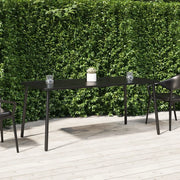 Tavolo da Giardino Antracite 165x80x71 cm Acciaiocod mxl 102392