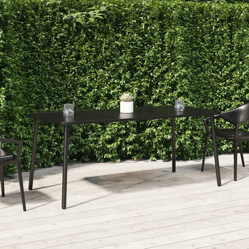 Tavolo da Giardino Antracite 165x80x71 cm Acciaiocod mxl 102392