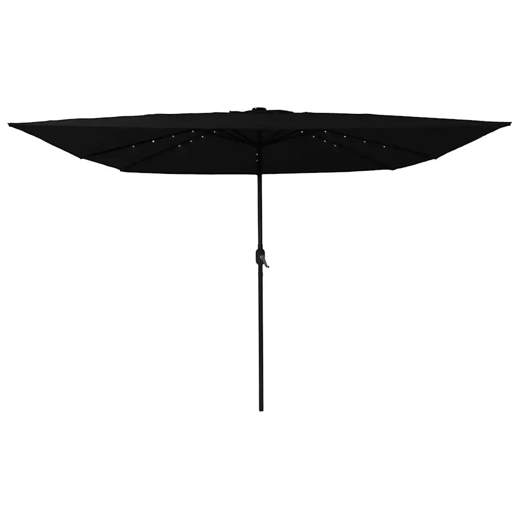 Ombrello da giardino Nero 295 x 295 x 245 cm 42003666